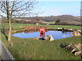 Phonebox in pub garden