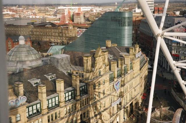Manchester City Centre, Urbis museum and the "Triangle" Shopping centre