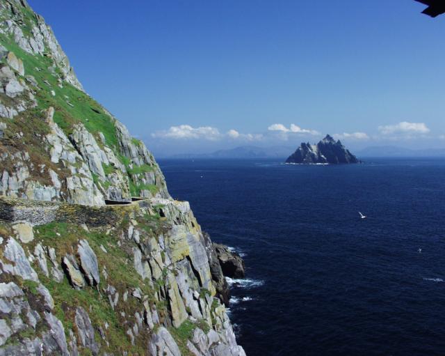 View from Skellig Michael to the Mainland