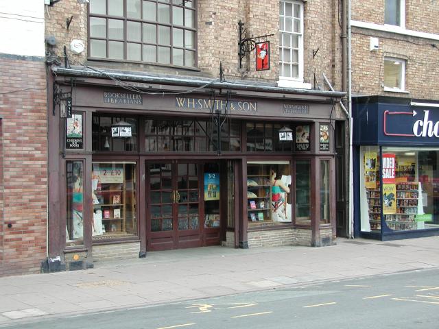 Preserved shop front, Newtown/Y Drenewydd.