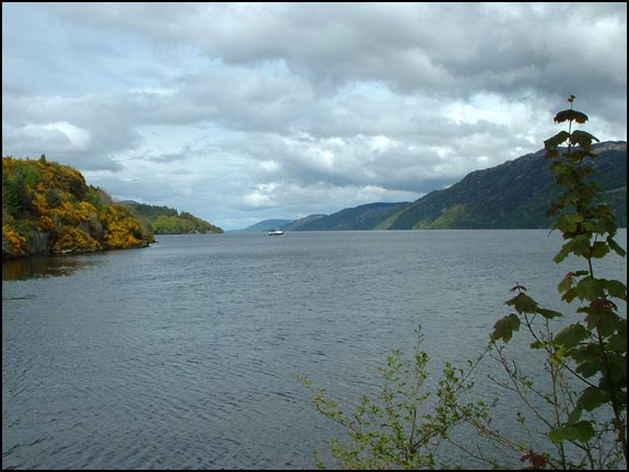 View down Loch Ness