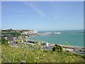 View across the Marinas from Western Heights, Dover