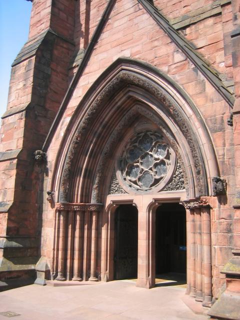 Carlisle Cathedral, main entrance