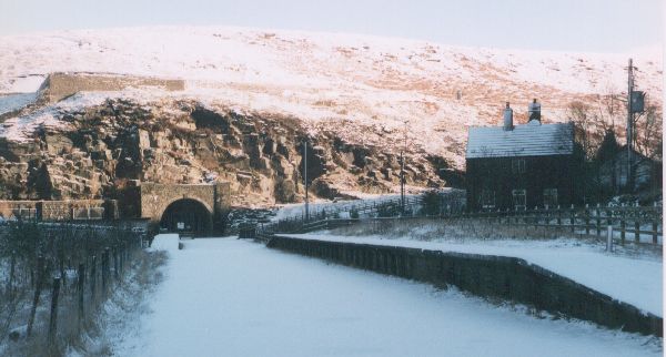 Woodhead station and tunnel