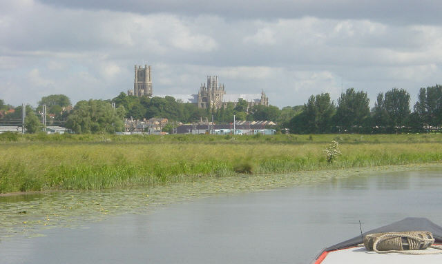 Ely Cathedral from River Great Ouse