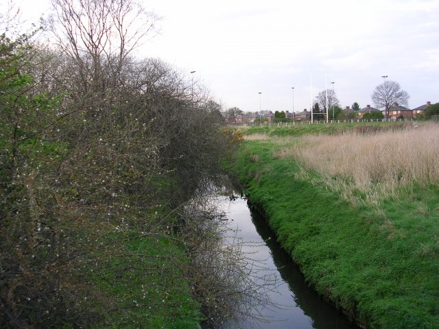 Worsley Brook at Peel Green, Eccles