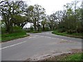 Intersection at  Ravelands Copse and Welsh Common