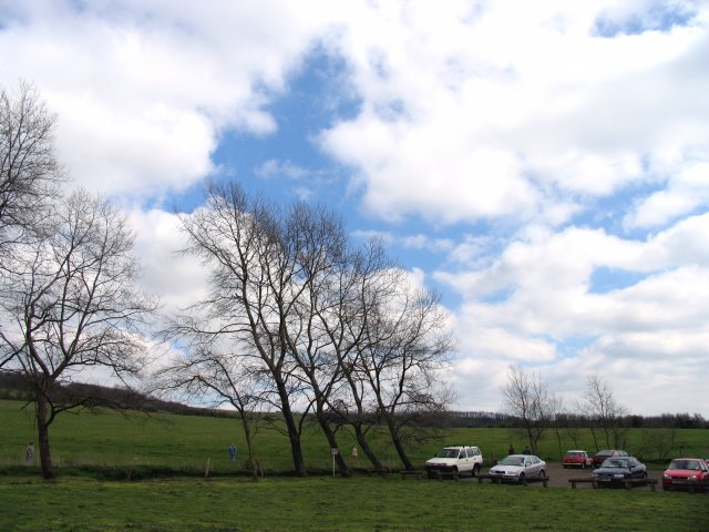 Storrington Rise Car Park at base of Cissbury Ring: Findon
