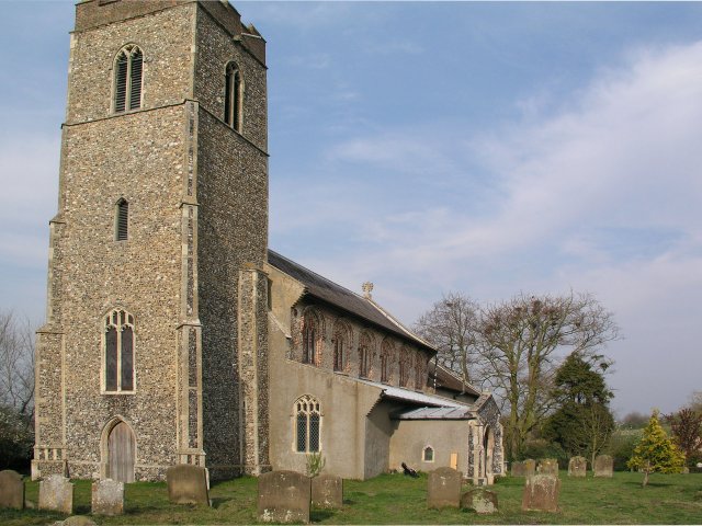 Heveningham church