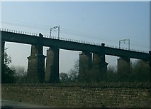 SK0194 : Railway Viaduct over Dinting Vale by Gary Barber