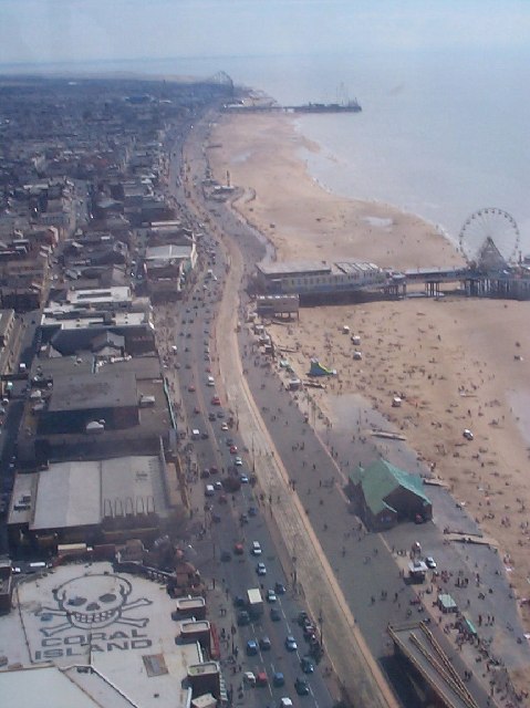 Blackpool Golden Mile From Above © Mike Hartley :: Geograph Britain And ...