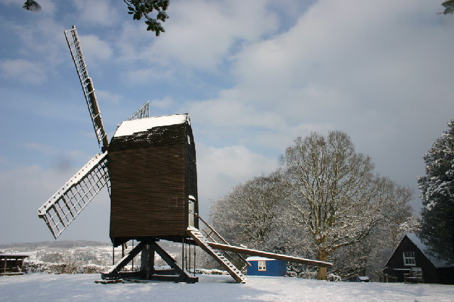Nutley Windmill in Snow
