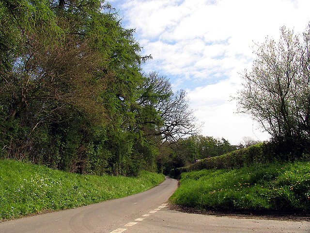 Country Lane near Kintbury and Irish Hill House
