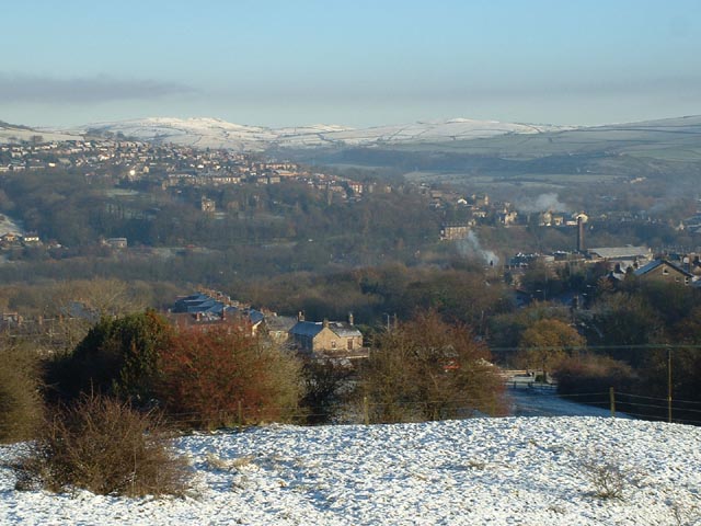 View over New Mills