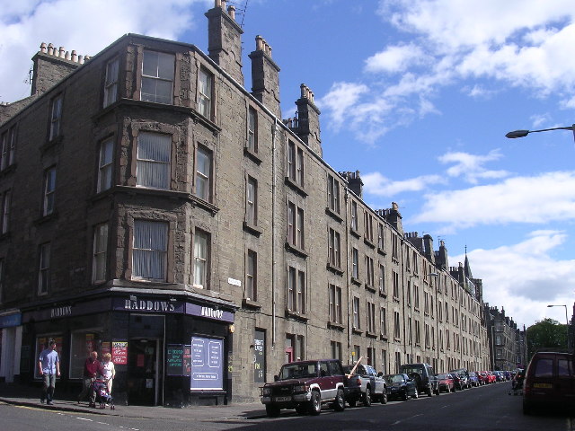 19th century tenements in inner city Dundee