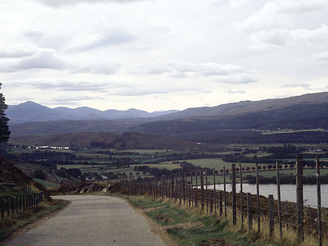 The view looking west from Borlum Hill