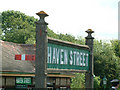 Sign at Havenstreet Station