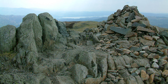 Summit cairn on Lingmoor Fell