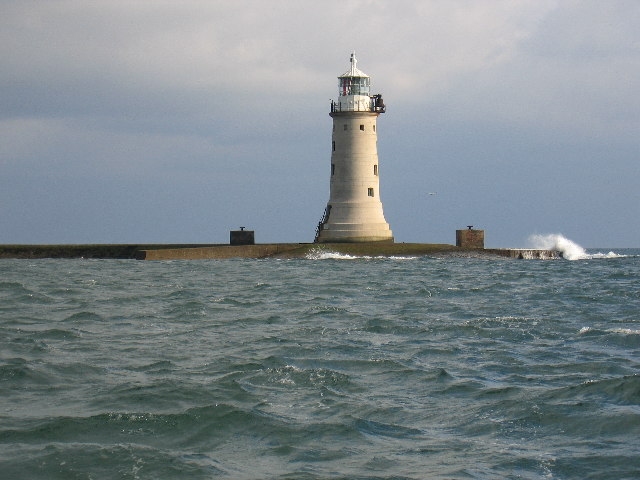 Lighthouse on Plymouth Breakwater