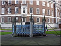 Coronation stone in front of Kingston Guildhall