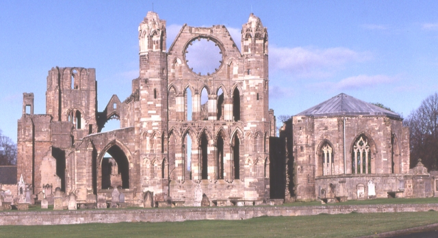 Elgin Cathedral by Anne Burgess