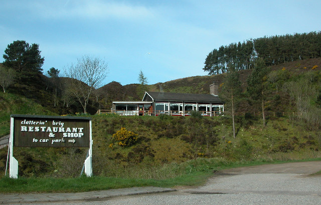 The Clatterin Brig restaurant on the Cairn O Mount Road