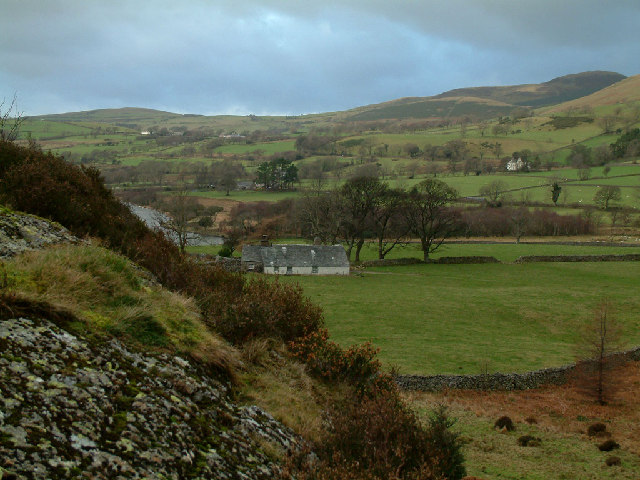 Farmland and Bowness by Ennerdale Water