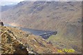NN2810 : Loch Sloy Dam from slopes of Ben Vane by paul birrell