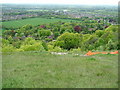 Princes Risborough from near Whiteleaf Cross