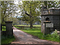 The driveway to Cluny Castle