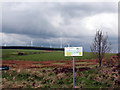 NJ6237 : Information sign at Glens of Foudland windfarm by John Aldersey-Williams