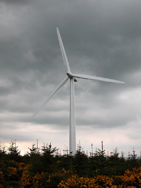 Wind turbine - Glens of Foudland