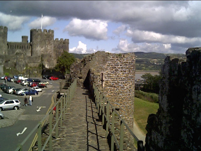 Conwy Town Walls near the Castle