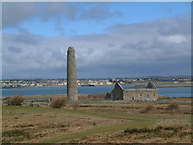 Q9752 : Scattery Island Round Tower by Charles W Glynn