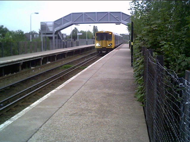 Bache Railway Station near Chester on the Liverpool Line