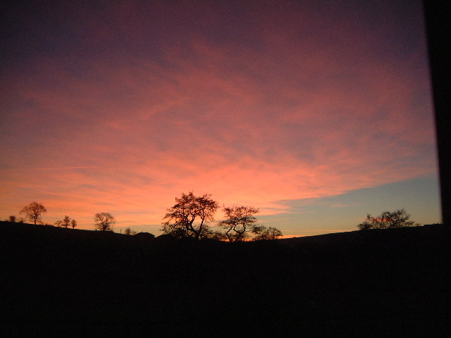 Sunset over Kelbrook