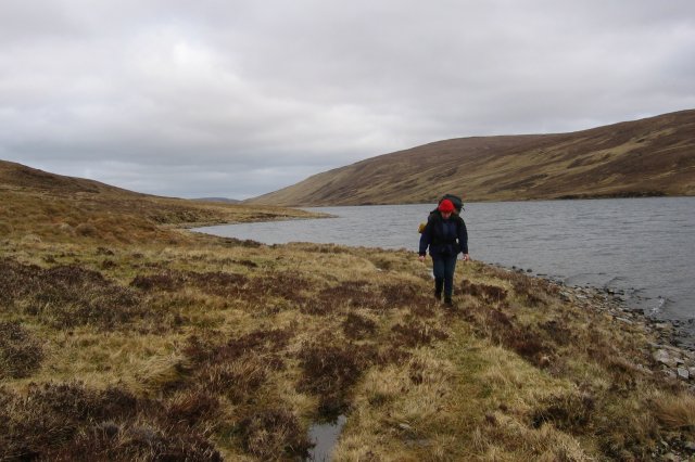 Shore of Loch an Daimh.