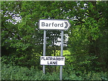 SP2962 : Flatrabbit Lane by David Stowell