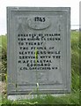 Commemorative sign at Scatness