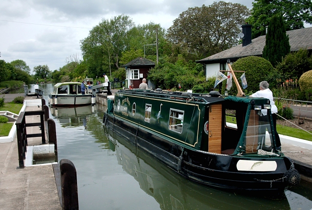 Radcot Lock on the River Thames, Oxfordshire