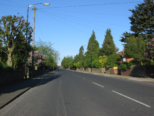 View down Stockton Lane towards York