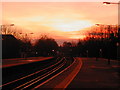 Epsom Station : Sunset