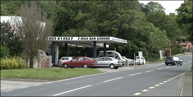 2 Mile Oak Garage © Mike Crowe :: Geograph Britain and Ireland