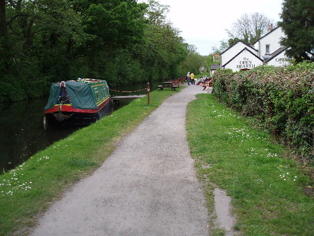 Canal boat at Open Hearth