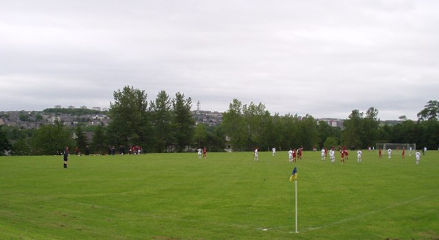 Junior Football pitch looking towards Tillydrone