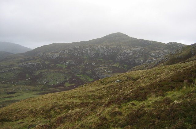 Triuirebheinn from the slopes of Beinn Ruigh Choinnich.