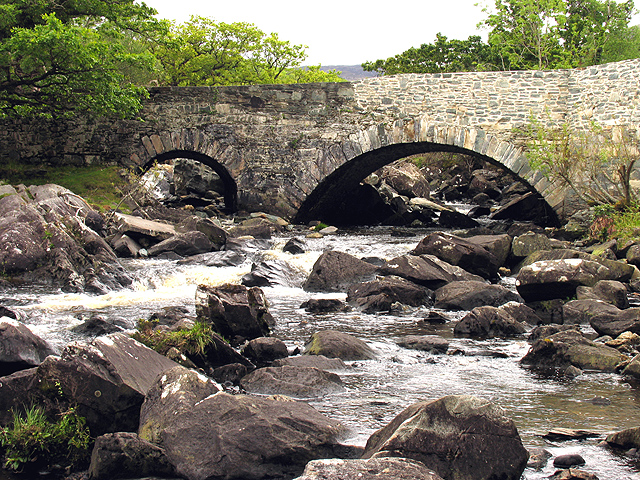 River and Bridge near the Killarney... © Pam Brophy :: Geograph Ireland