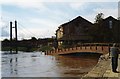 Exeter Quay, River Exe in flood