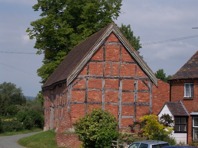 Timber-framed barn, Baughton.