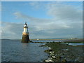 SD4254 : Abbey Lighthouse, River Lune by David Medcalf